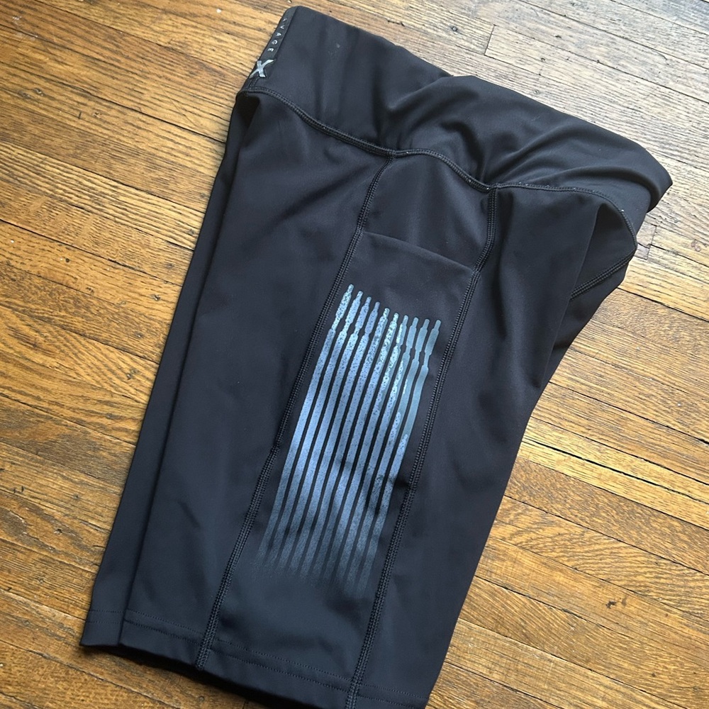 Savage X Fenty Black Active Shorts